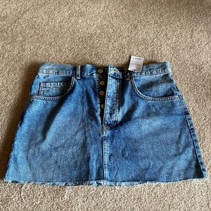 Mini Jean Skirt